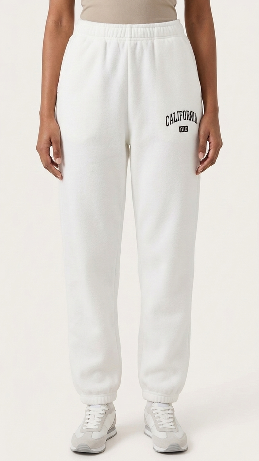White Jogger Pants