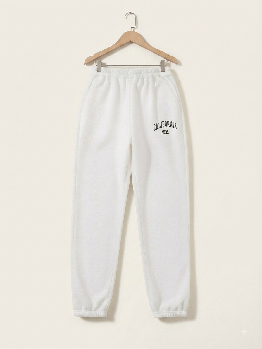 White Jogger Pants