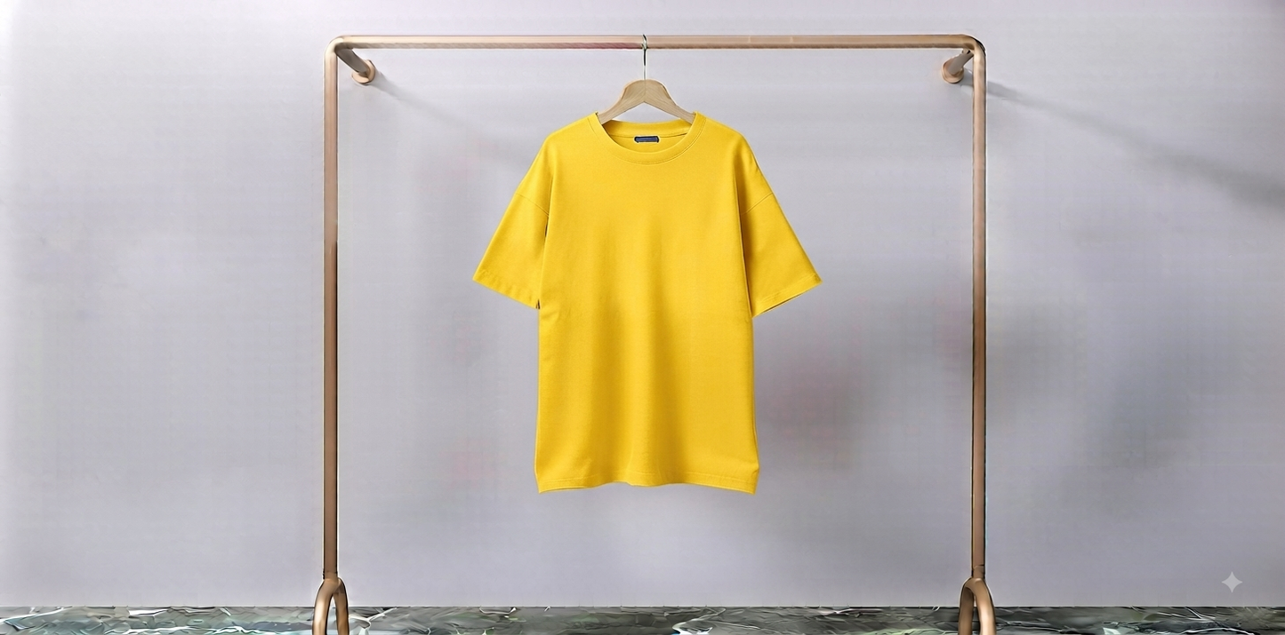 YELLOW ROUND NECK