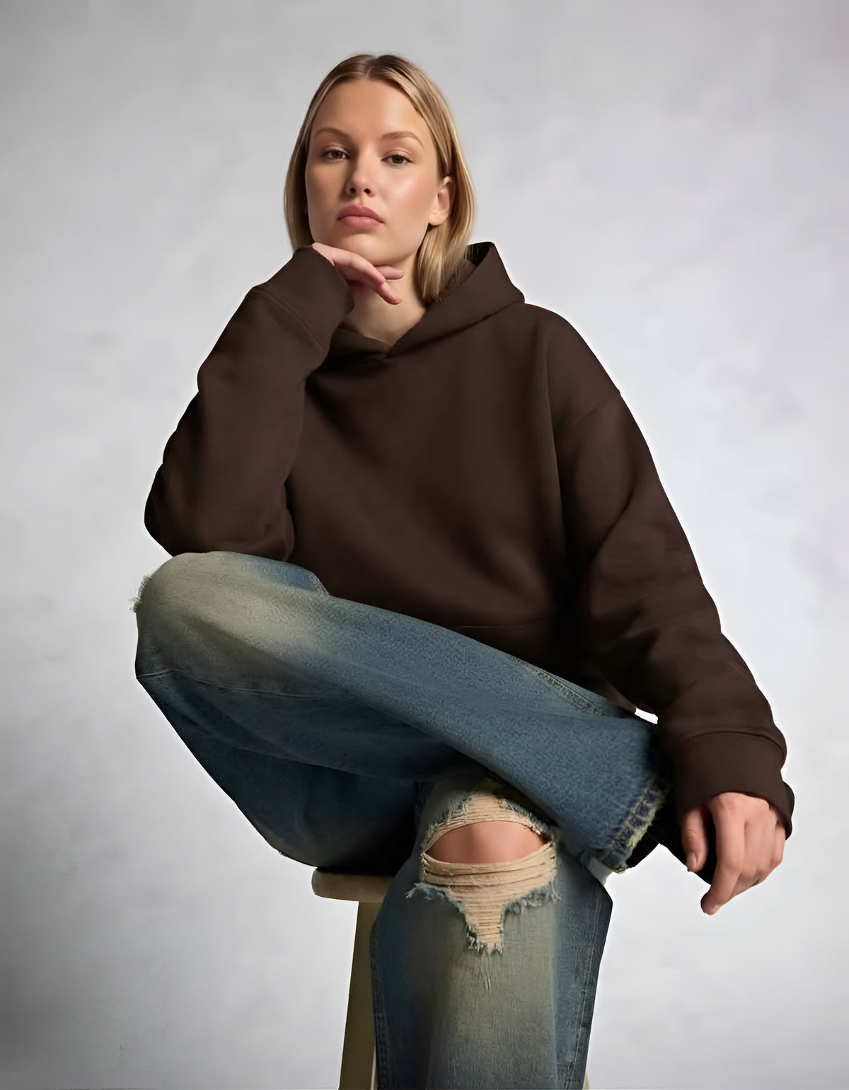 Brown Hoodie