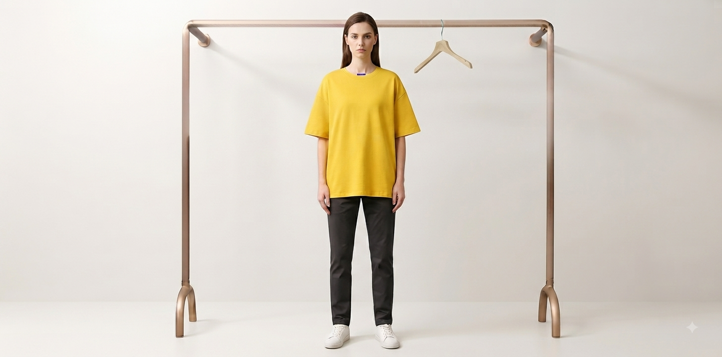 YELLOW ROUND NECK